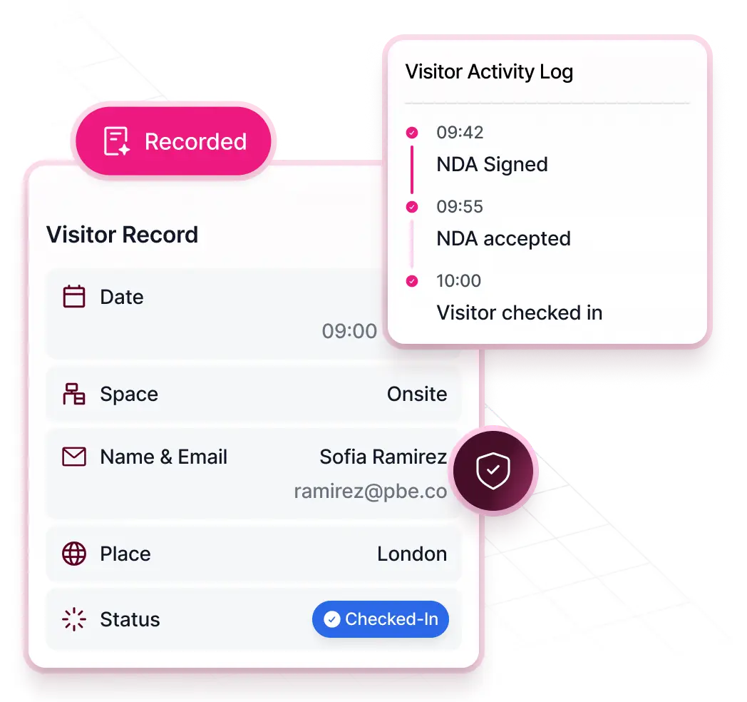 Kadence visitor management: Audit-Ready Visitor Records by Default