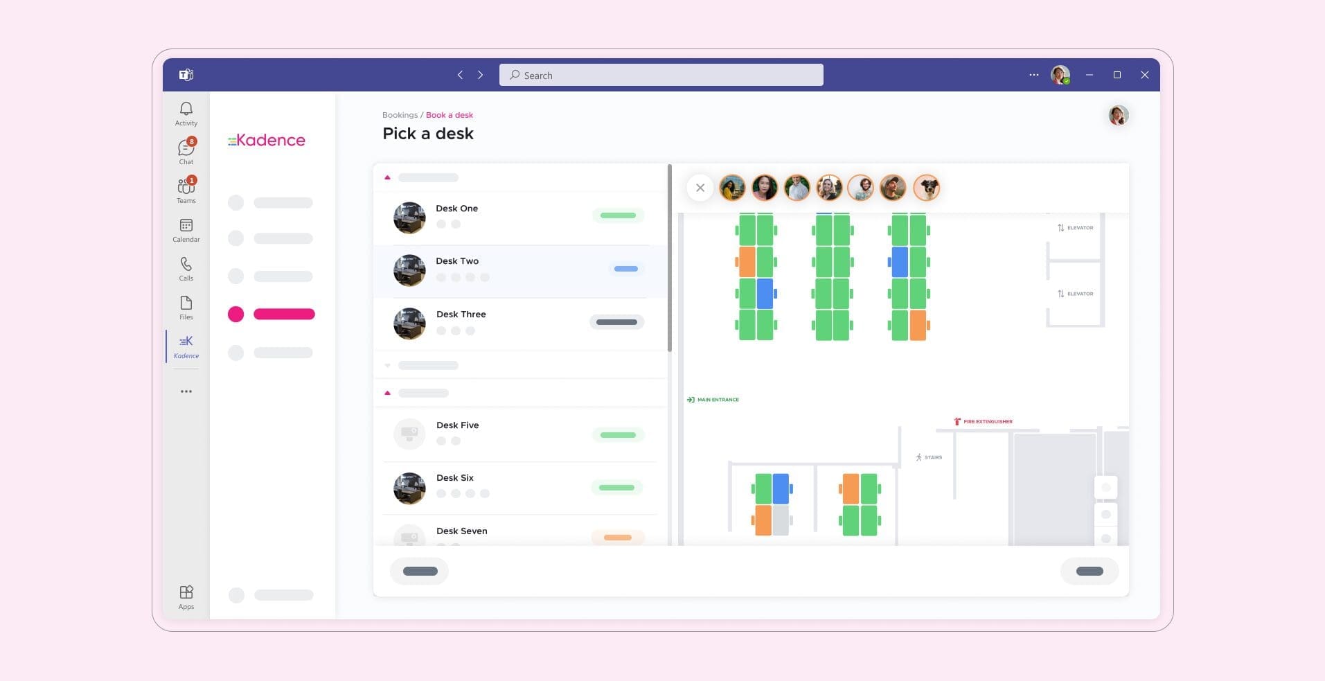 Desk Booking For Microsoft Teams Kadence