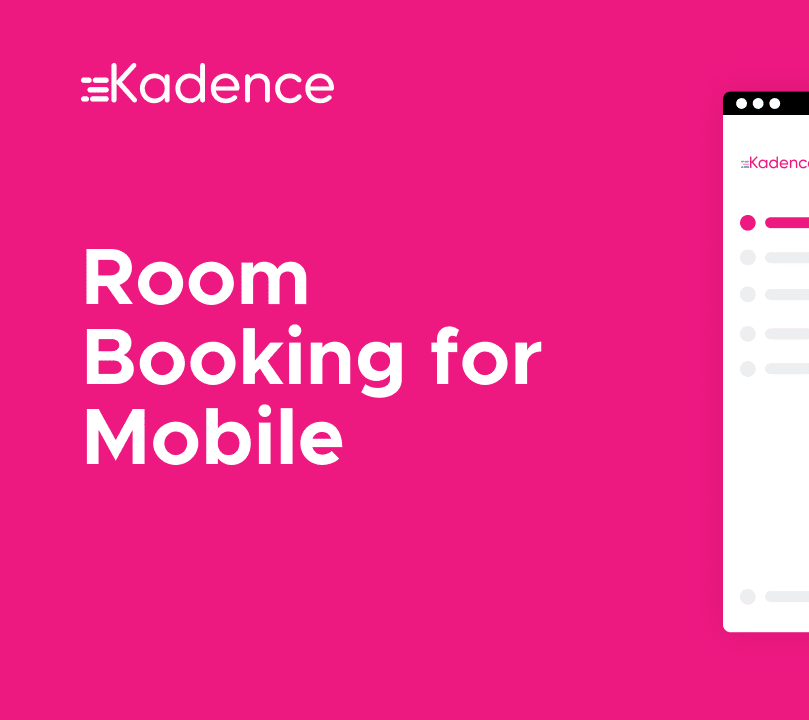Kadence Conference Room Booking Demo (mobile)
