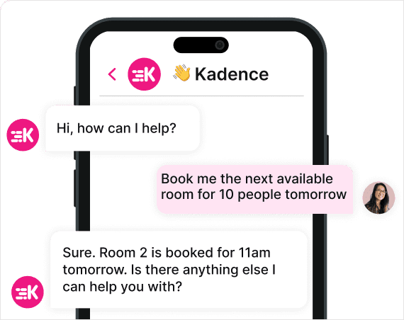 AI Room booking software