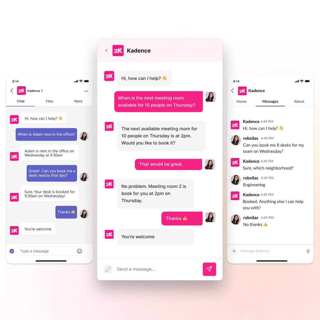 Introducing Kadence AI for Team Scheduling and Space Booking