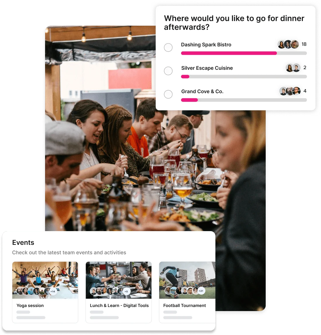 An example of Kadence's Events Management Software