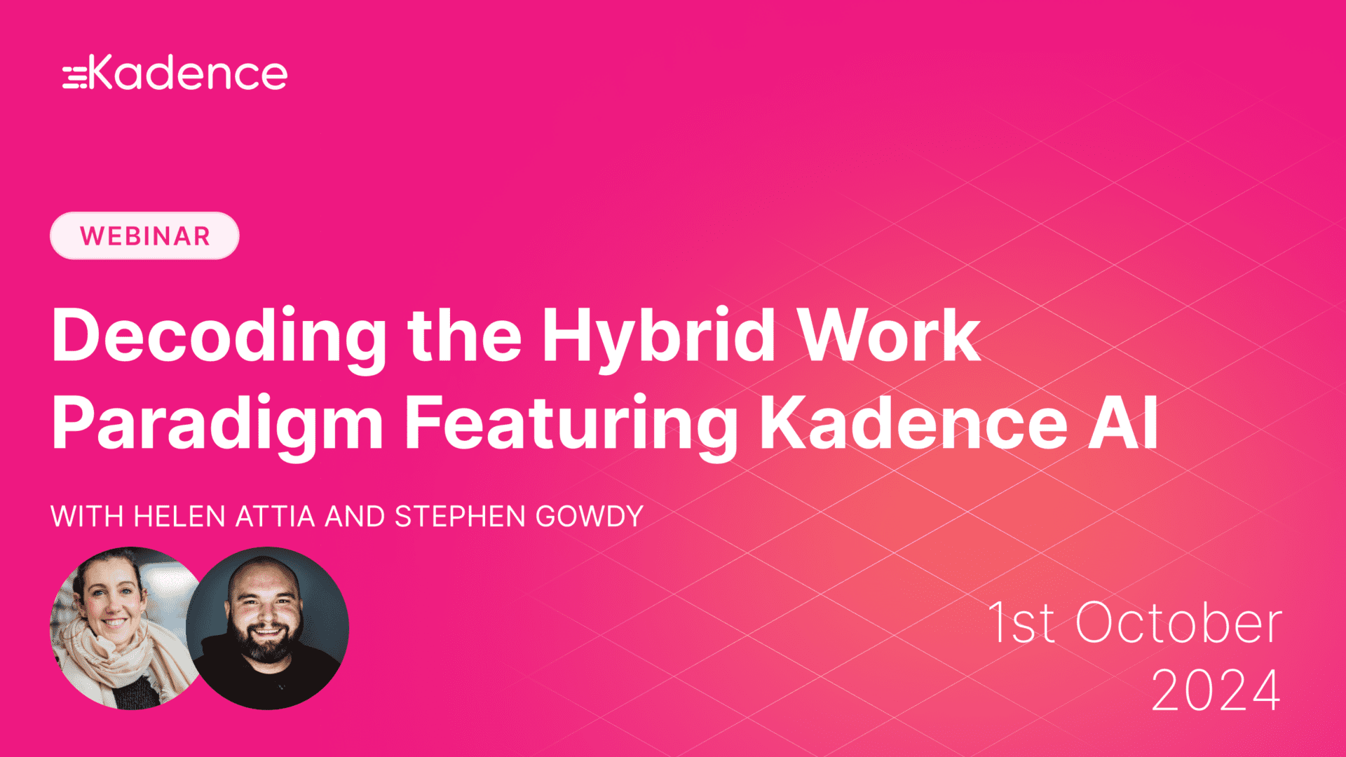 Read about Decoding the Hybrid Work Paradigm featuring Kadence AI