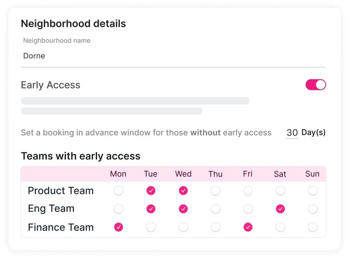 Illustration of Team Office Neighborhood details