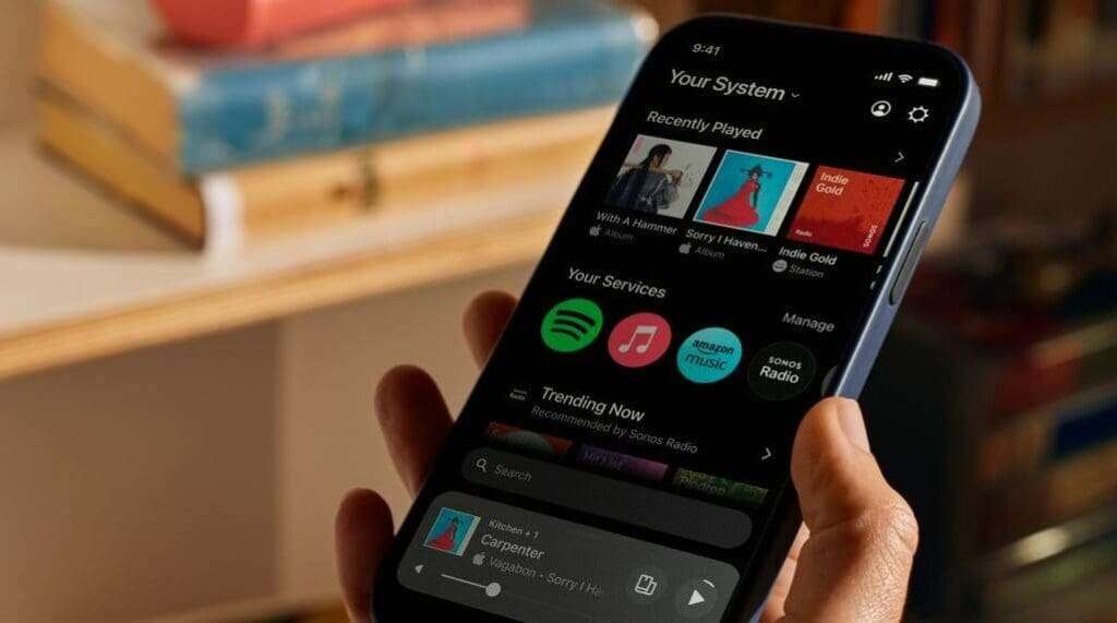 New Sonos mobile app