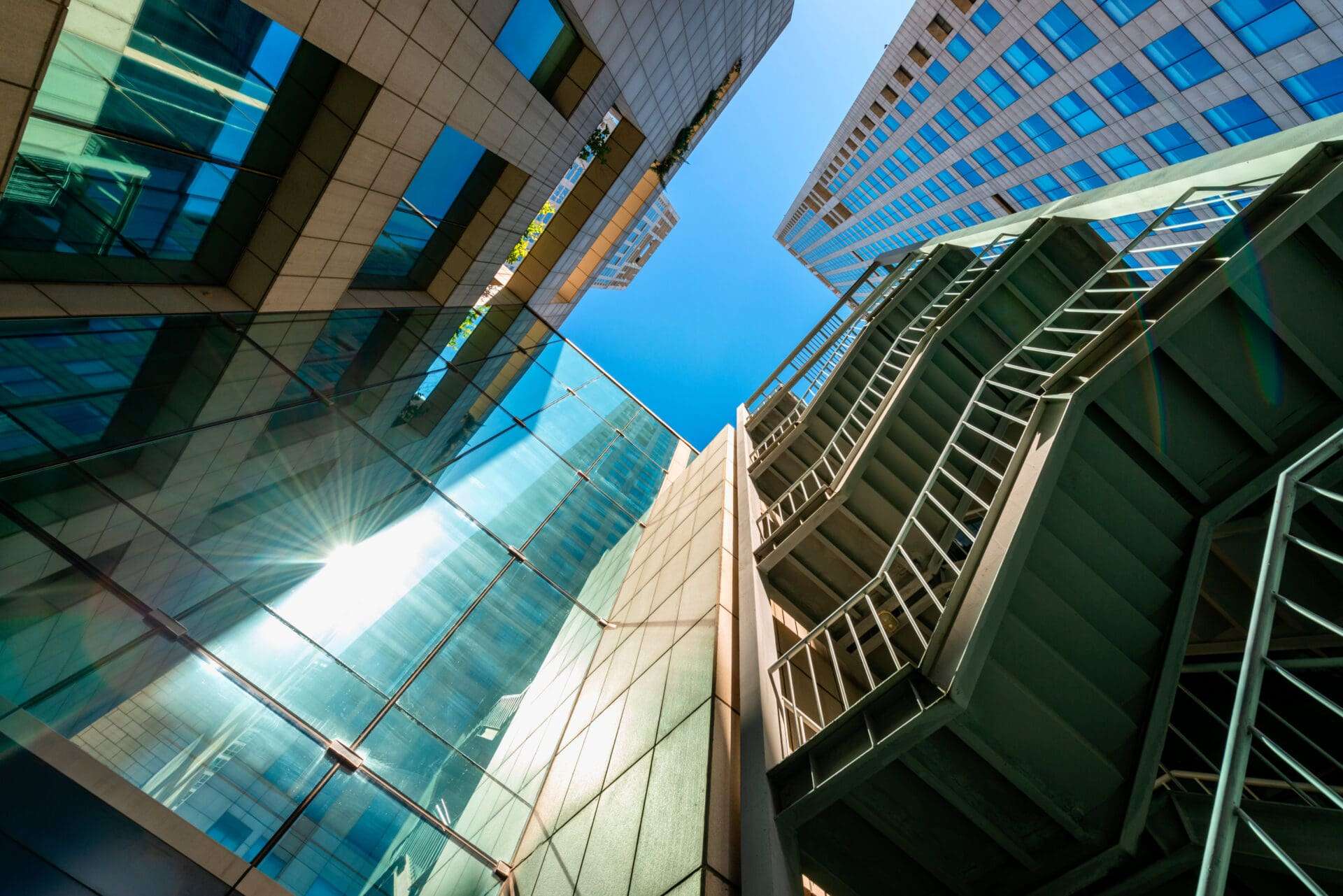 Windows of Skyscraper Business Office