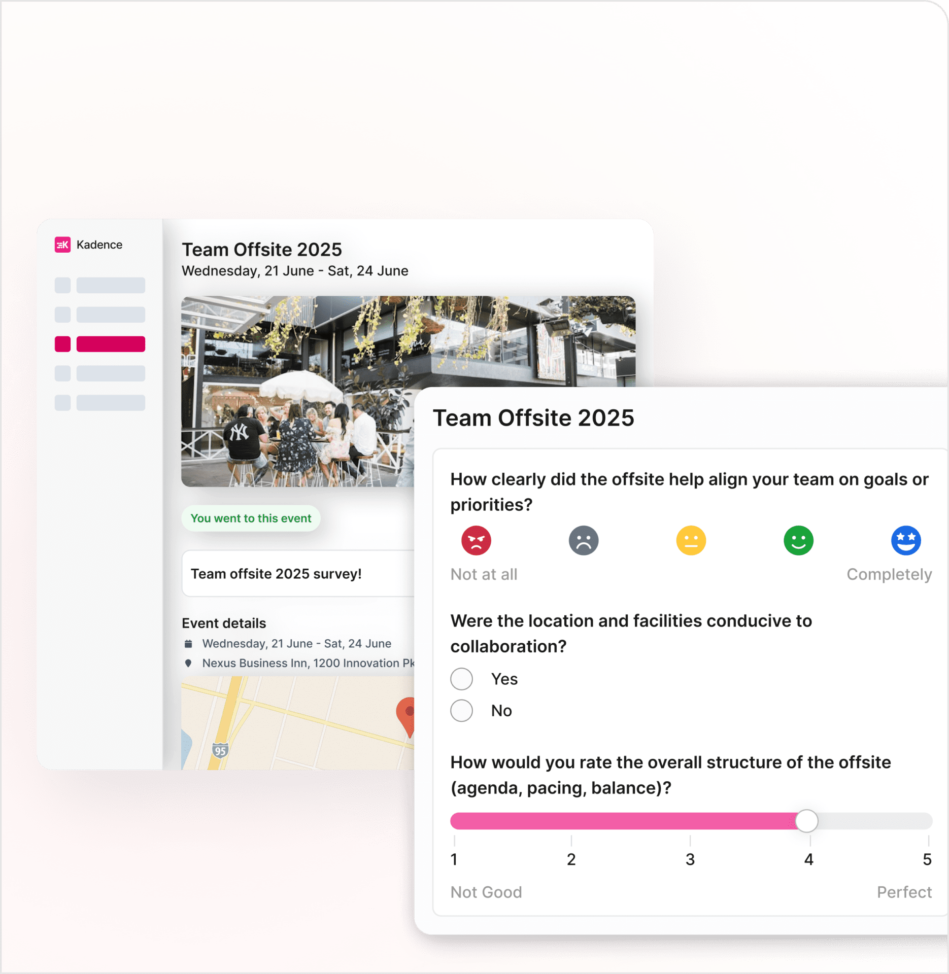 A stylized view Kadence Employee Surveys