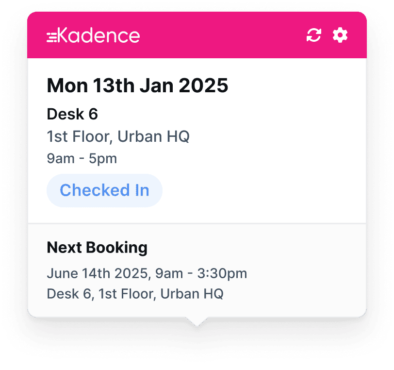 The Kadence Agent Widget