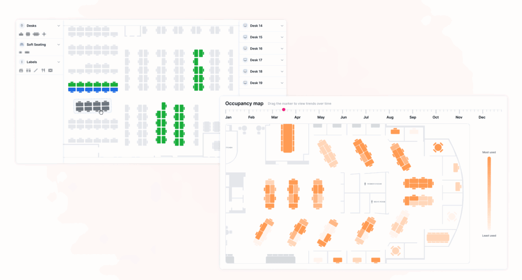 A stylised design of Kadence's scenario planning functionality.